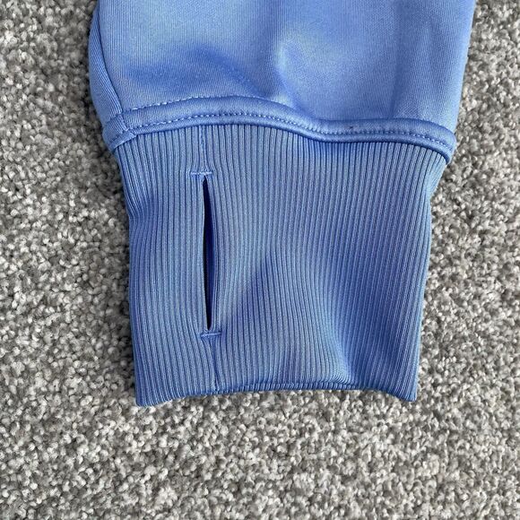 Nike Therma-Fit One Womens Full Zip Hooded Sweatshirt Blue Plus Size 2X - Picture 7 of 12